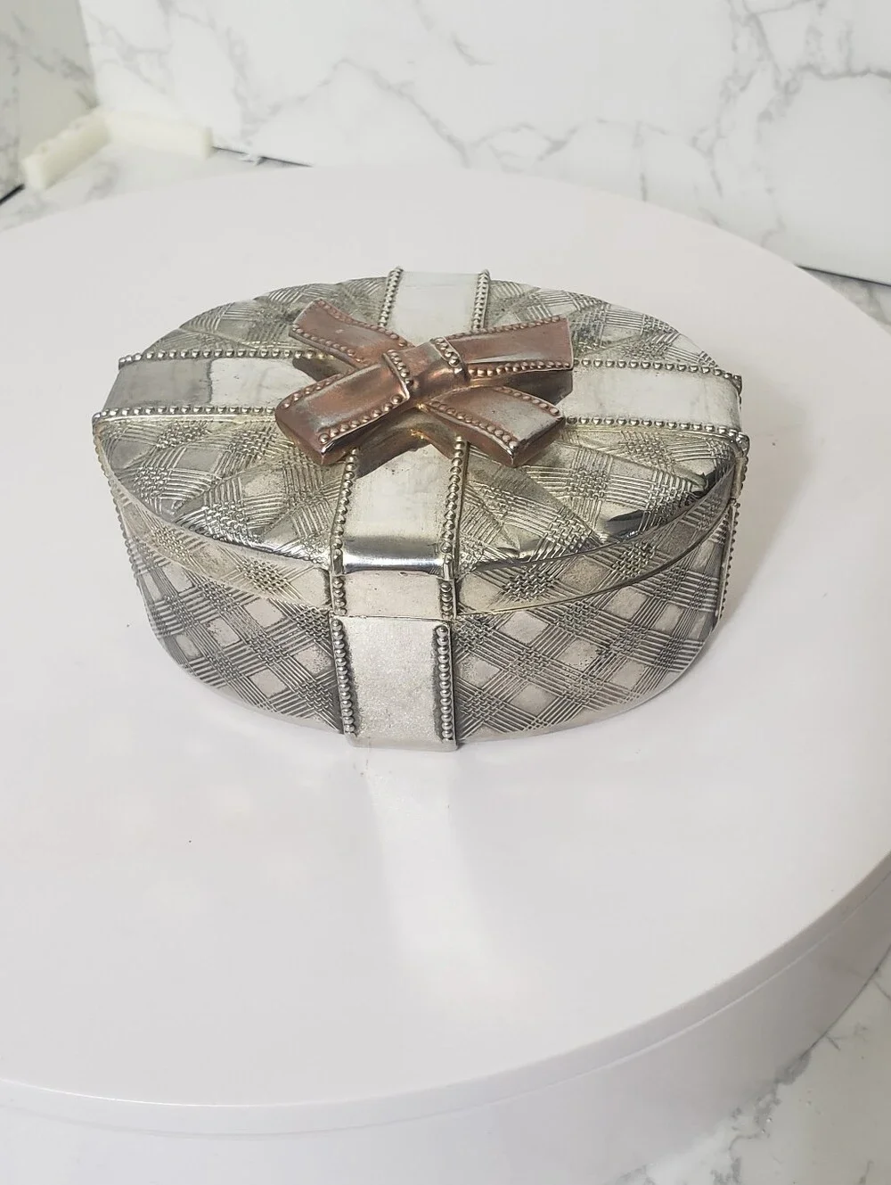 GODINGER SILVER ART CO. Silver-Plated Trinket Box